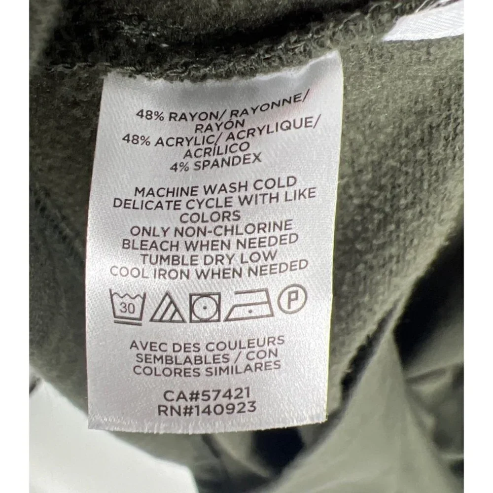 Lou and Grey Womens Signature Soft Hoodie Dress Hunter Green Size Small Lounge